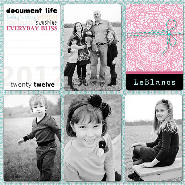 PROJECT LIFE - title page