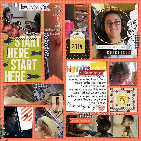Project LIfe!!!!! week 1 2014b