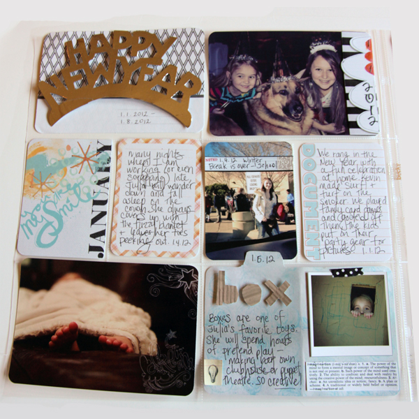 Project Life - Week 1 page 1