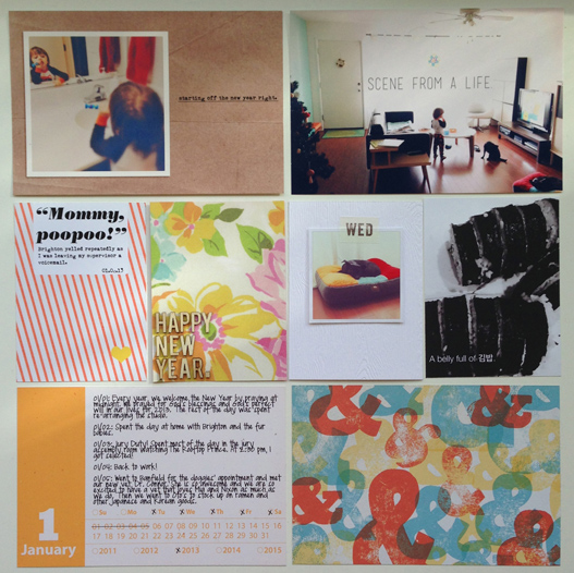 Project Life: Week 1, Page 1.