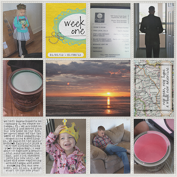 Project Life Week 1 (page 2)