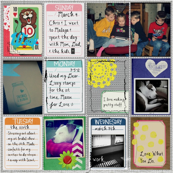 project life, week 10
