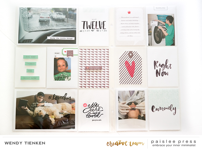 Project Life Week 12