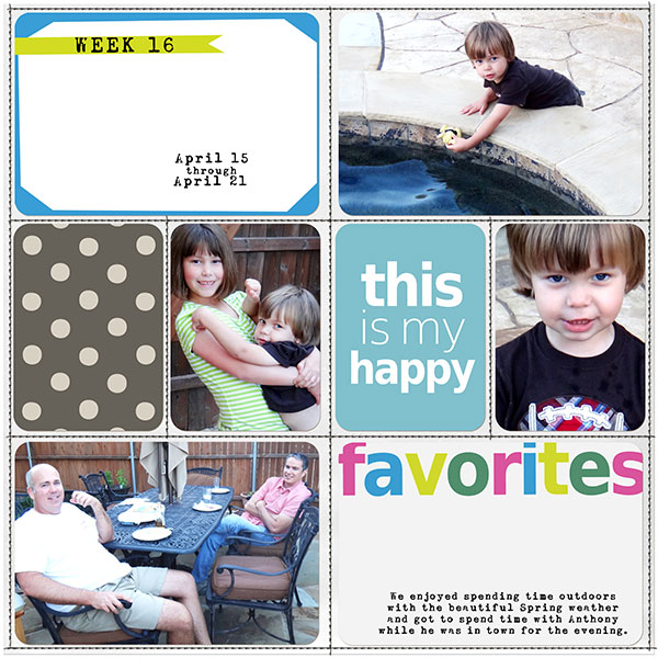 PROJECT LIFE - week 16