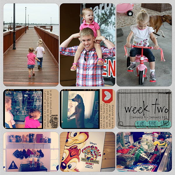 Project Life Week 2 (page 1)