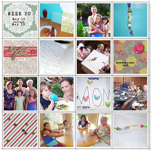 PROJECT LIFE - week 20 {page 1}
