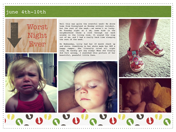Project Life | Week 23 Left