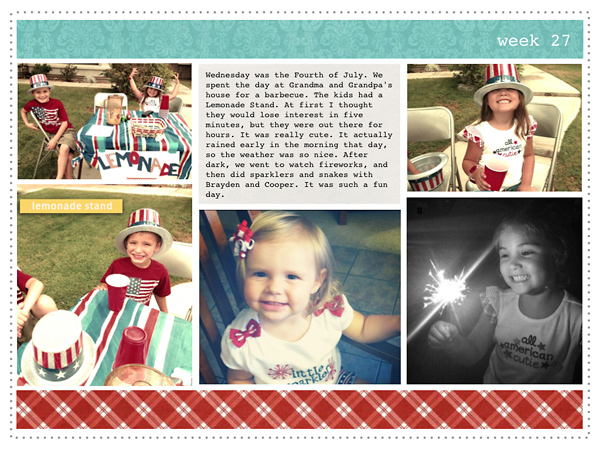Project Life | Week 27 Right