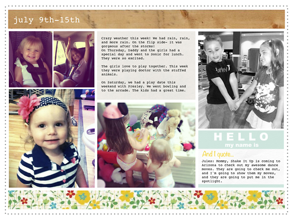 Project Life | Week 28 Left
