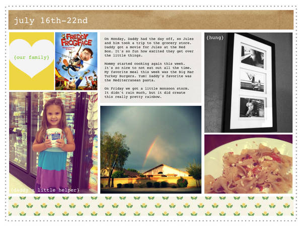 Project Life | Week 29 Left