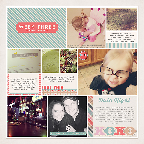 Project Life | Week 3 Left Side
