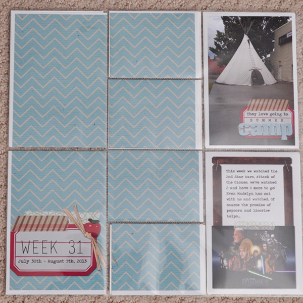 Project Life - Week 31 - Left Hand Side