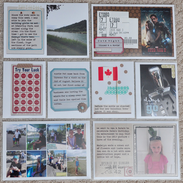 Project Life - Week 31 Right Hand Side