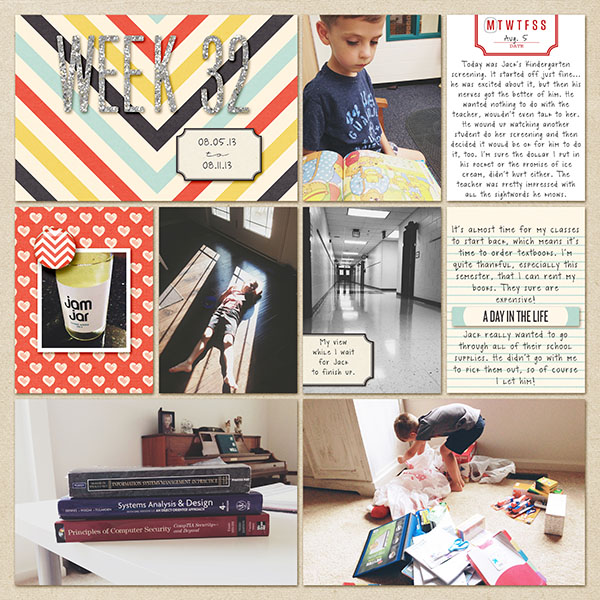 Project Life || Week 32 (left)