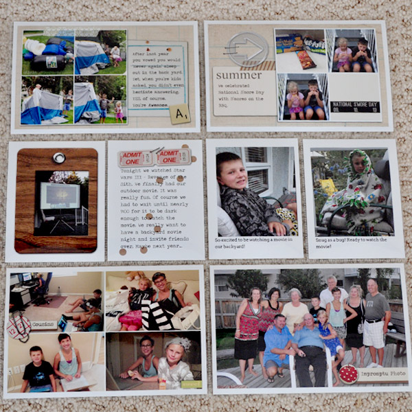 Project Life - Week 32 Right Hand Side