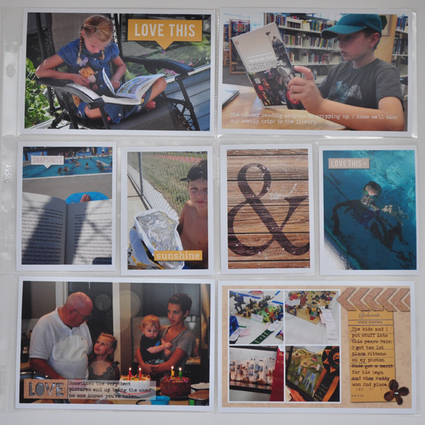 Project Life - Week 34 - Right Hand Side