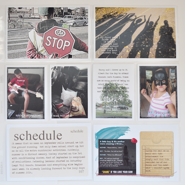 Project Life - Week 36 - Right Hand Side