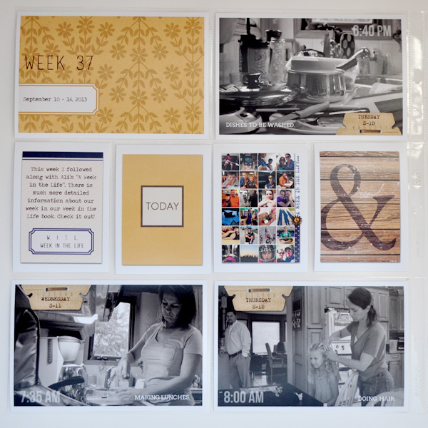 Project Life - Week 37 - Left Side