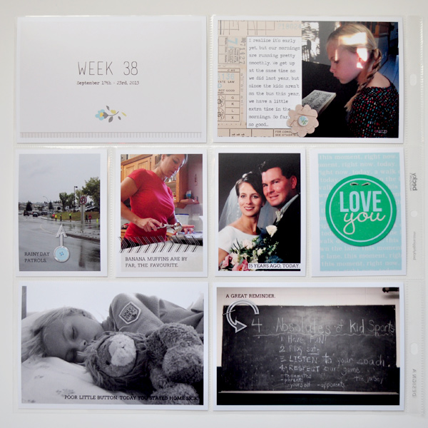 Project Life - Week 38 - Left Hand Side