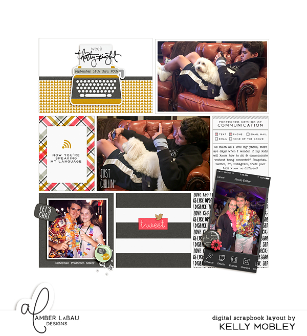Project Life Week 38 Page 1