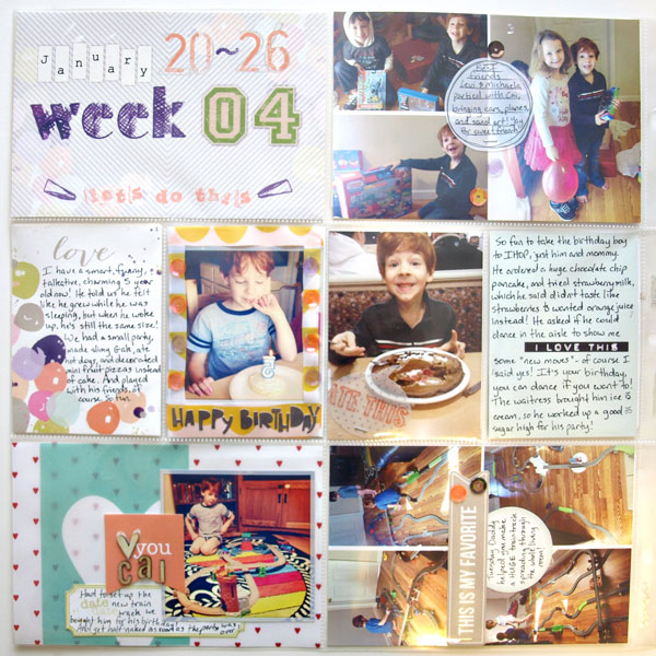Project Life Week 4 left side