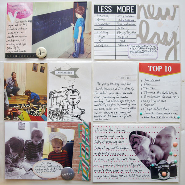 Project Life Week 4 right side