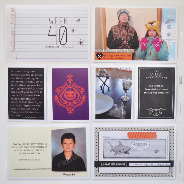 Project Life - Week 40 - Left Side