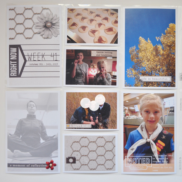 Project Life - Week 41 - Left Side