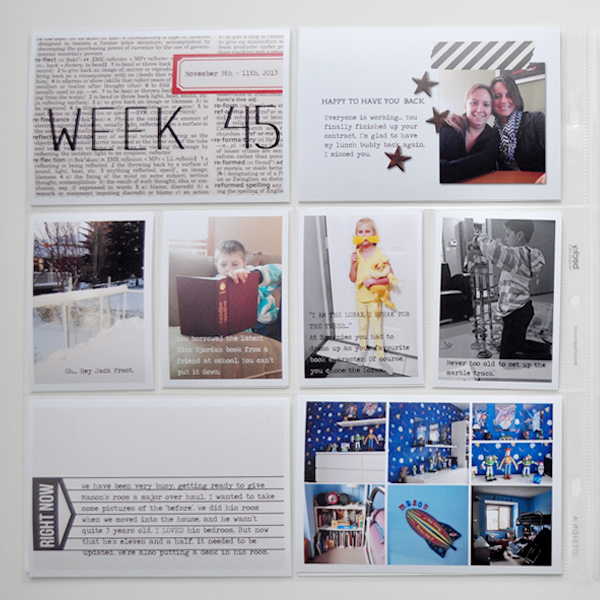 Project Life - Week 45 - Left Side