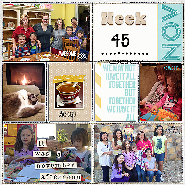 Project Life Week 45 - right
