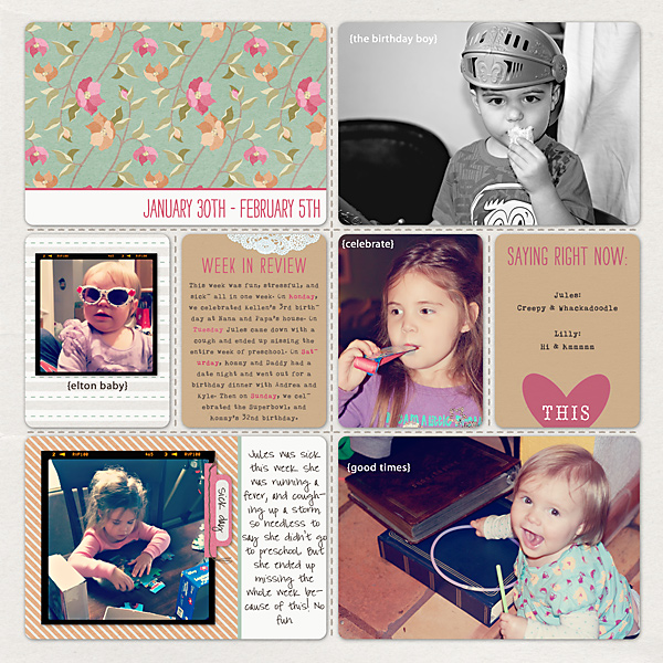 Project Life- Week 5 Left