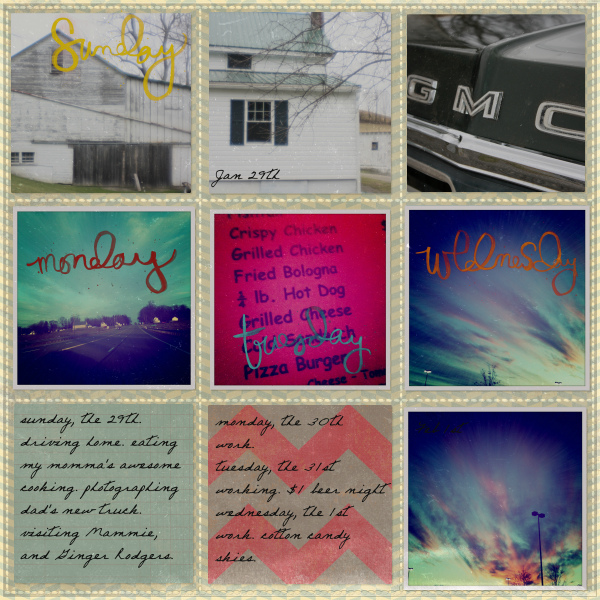 Project Life week 5 Page 1