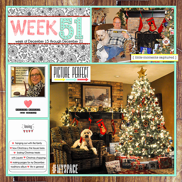 Project Life | Week 51 (Left Side)