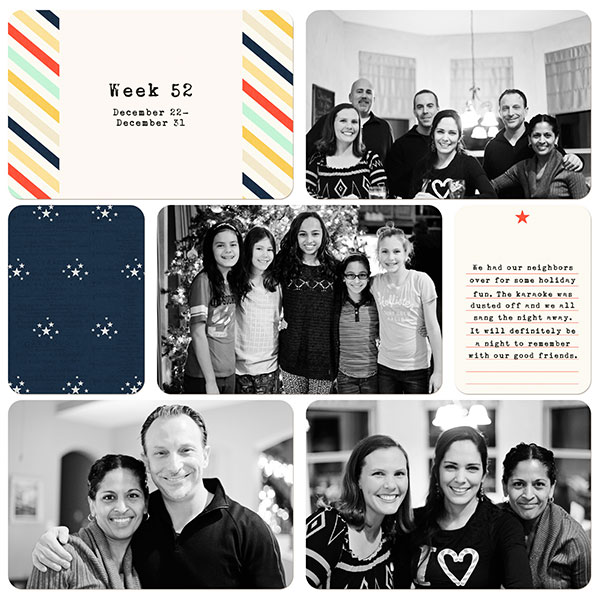 Project Life - Week 52 {page 1 & 2}