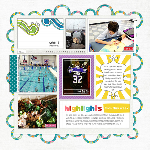 Project Life Week 7 pg 1