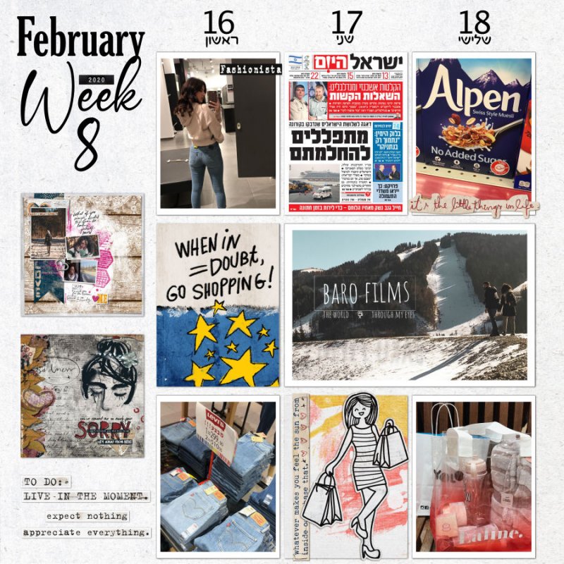Project life Week 8 - page 1