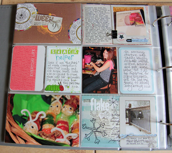 Project Life - Week 9 page 1
