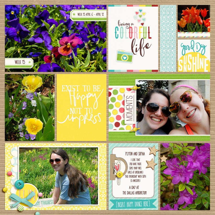 Project Life Wk 15 Page 1
