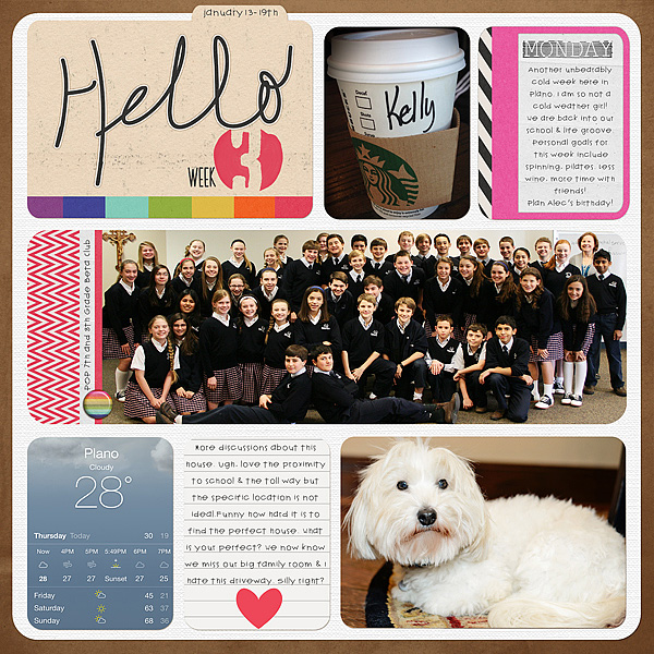 Project Life Wk 3 Page 1 and 2
