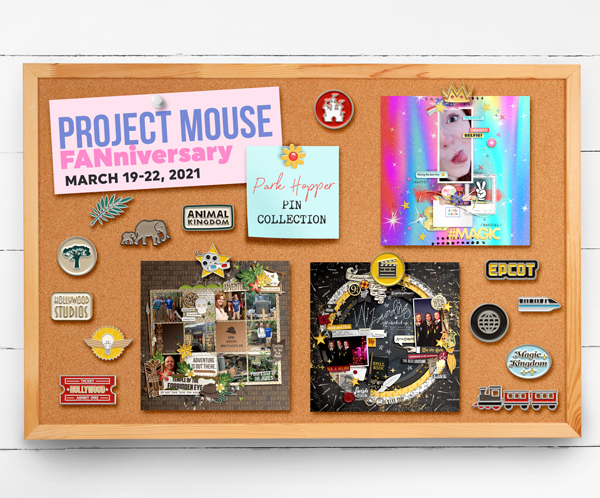 project mouse FANniversary pins & layouts