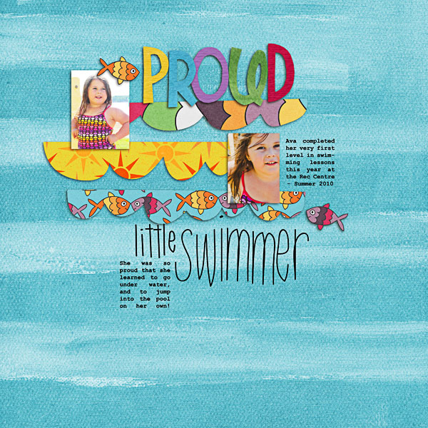 Proud Little Swimmer