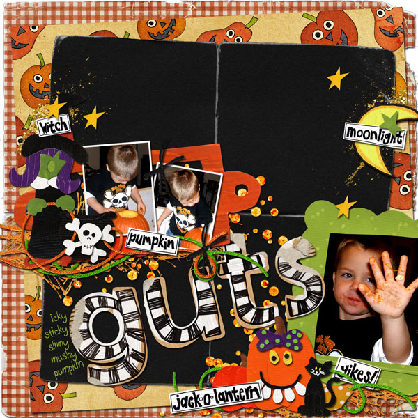 pumpkin guts