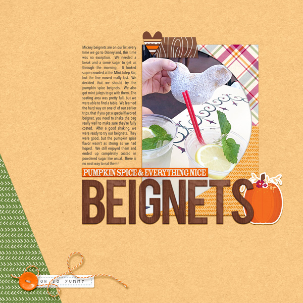 Pumpkin spice beignets