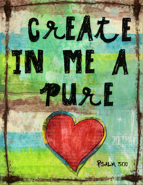 Pure Heart canvas