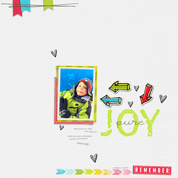 Pure Joy | MOC Day 30 - Simple Template