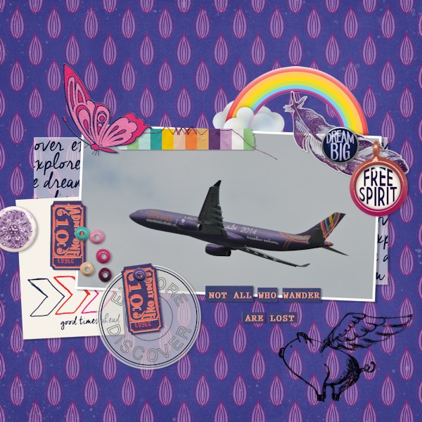 purple plane