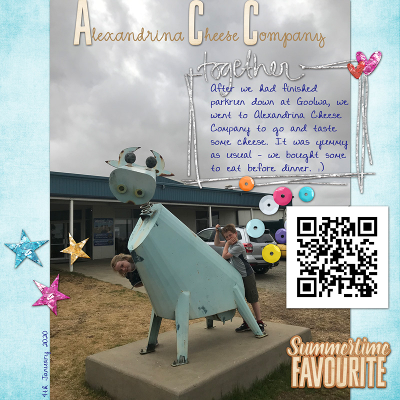 QR Code - Alexandrina Cheese - MOC Day9