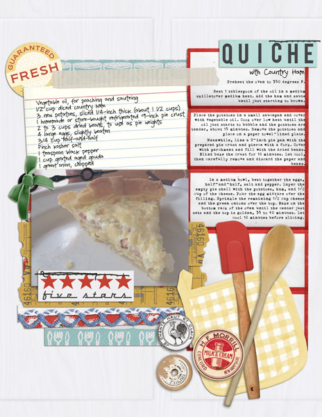 Quiche with Country Ham