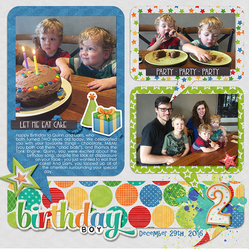 Quinn & Liam Turn 2 (L)