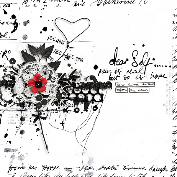 Rachel Jefferies DEC 2019 Mixed Media Challenge